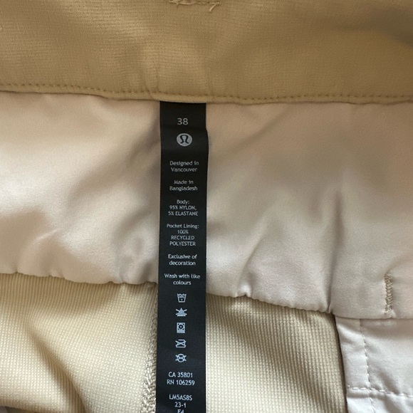 lululemon athletica Men's Pants - Black and Tan - Picture 7 of 7
